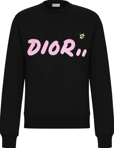 black and pink dior sweatshirt|Dior sweatshirts for men.